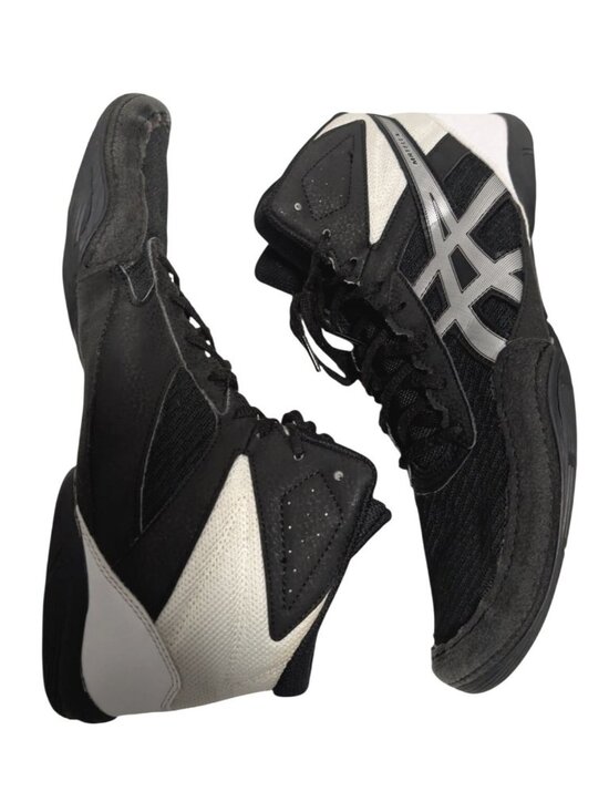 ASICS Matflex 6 Mens Wrestling Shoes Black White Silver 12 Boxing MMA Y2K Gym main image 6